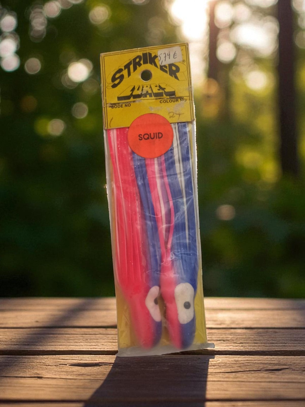 Leurres vintage STRIKER LUREs SQUID accessoire pêche ancien stock rare