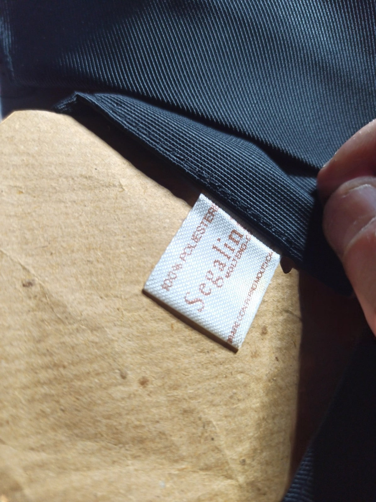 Cravate vintage Segalini noire, large, élégance rétro homme