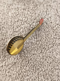 Pin's vintage banjo doré émaillé musique instrument badge rétro (Ref 4)