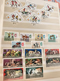Timbres anciens Magyar Posta sport et faune Hongrie vintage philatélie lot