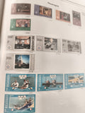Timbres anciens Nicaragua thématiques Jeux Olympiques, architecture, histoire
