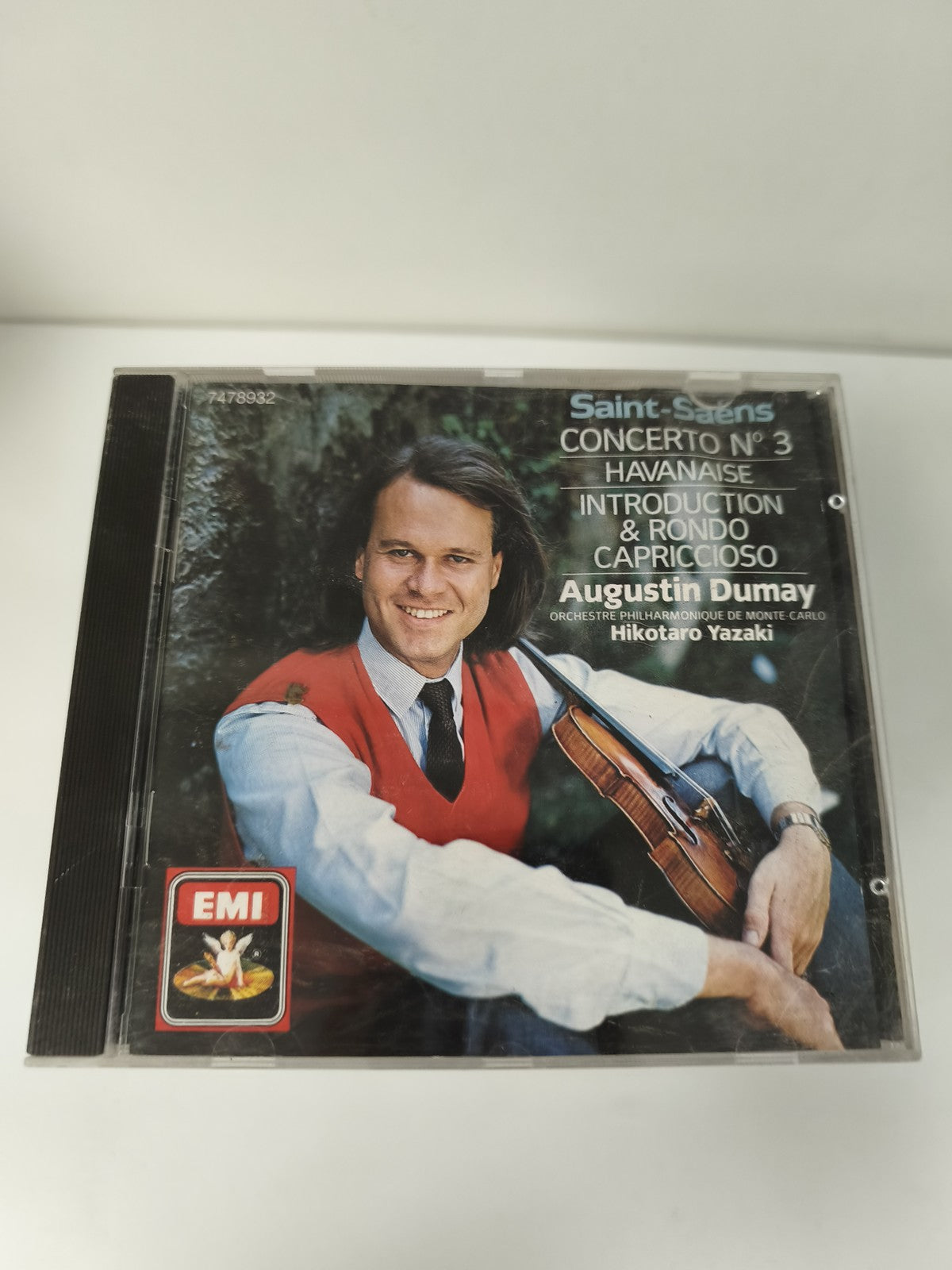 CD Saint-Saëns Concerto N°3 Augustin Dumay EMI Classique Violon