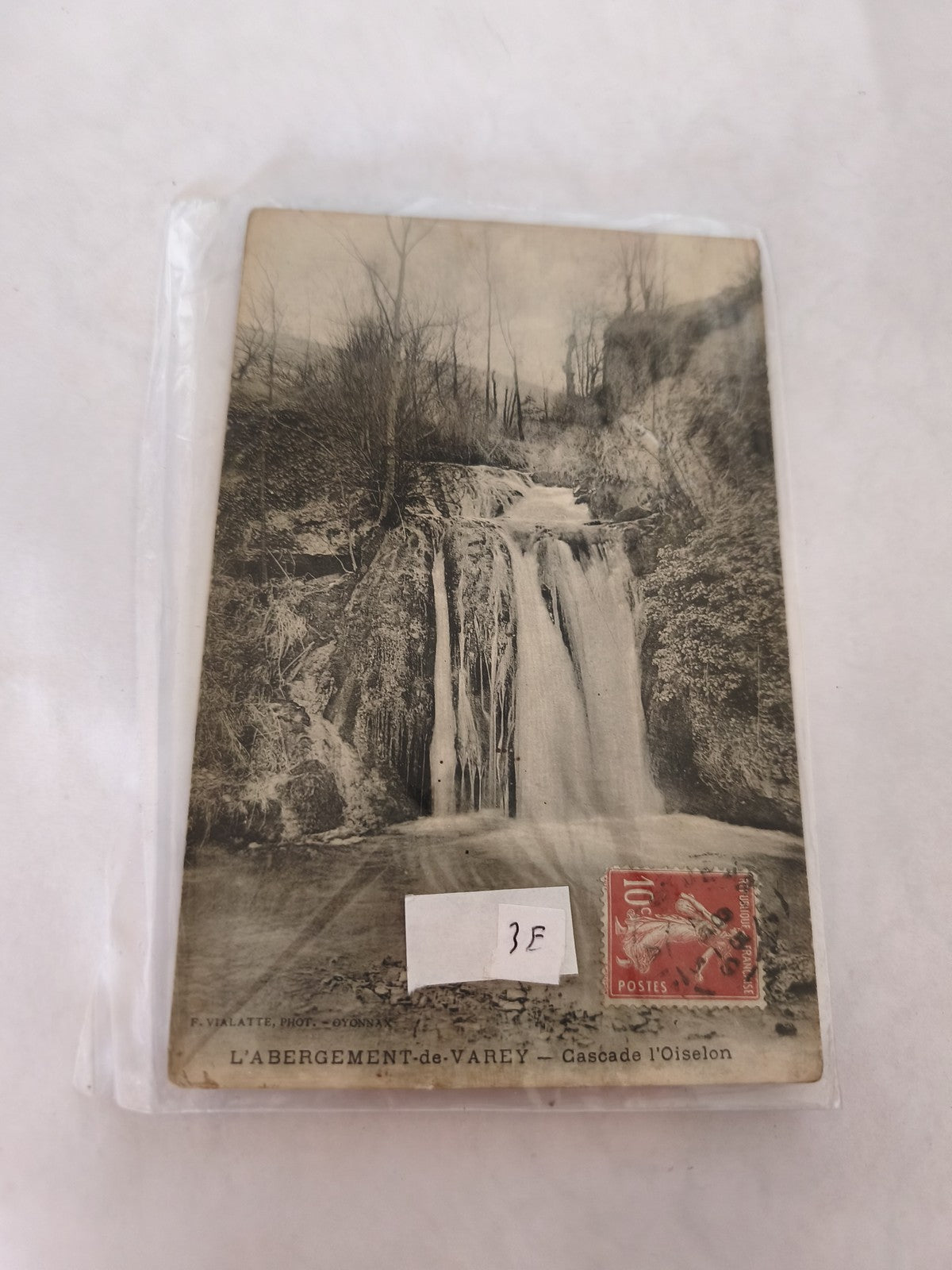 Carte postale ancienne vintage L'Abergement-de-Varey village rétro collection Fr