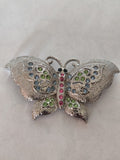 Broche ancienne rétro fantaisie vintage pour collectionneur bijou original