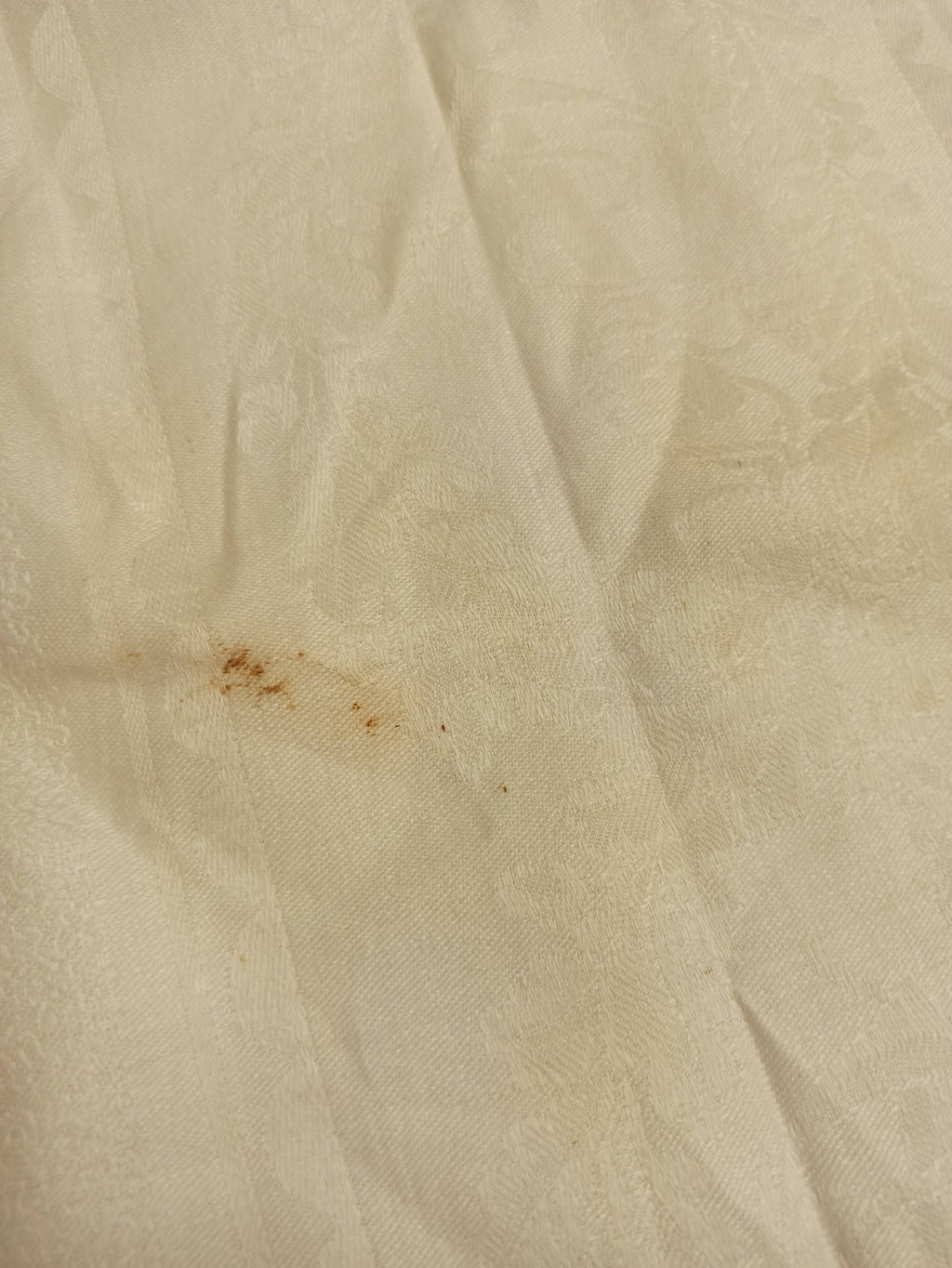 Drap de lit ancien brodé ancres XIXe vintage, linge rétro collection rare