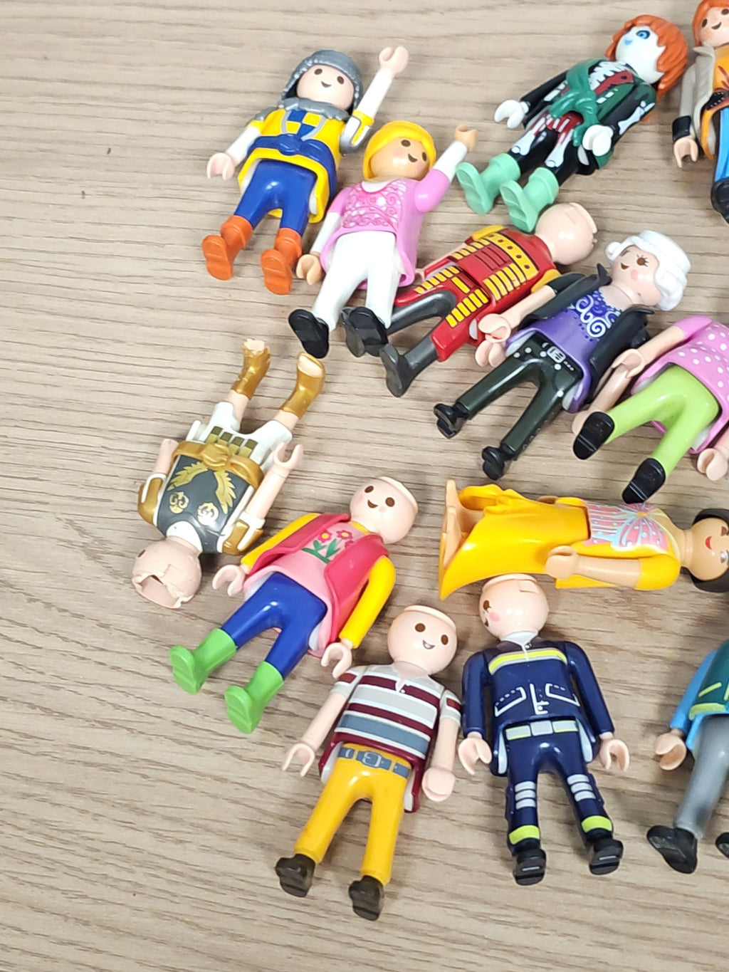 Vintage lot personnages Playmobil anciens rétro collection figurines d'occasion