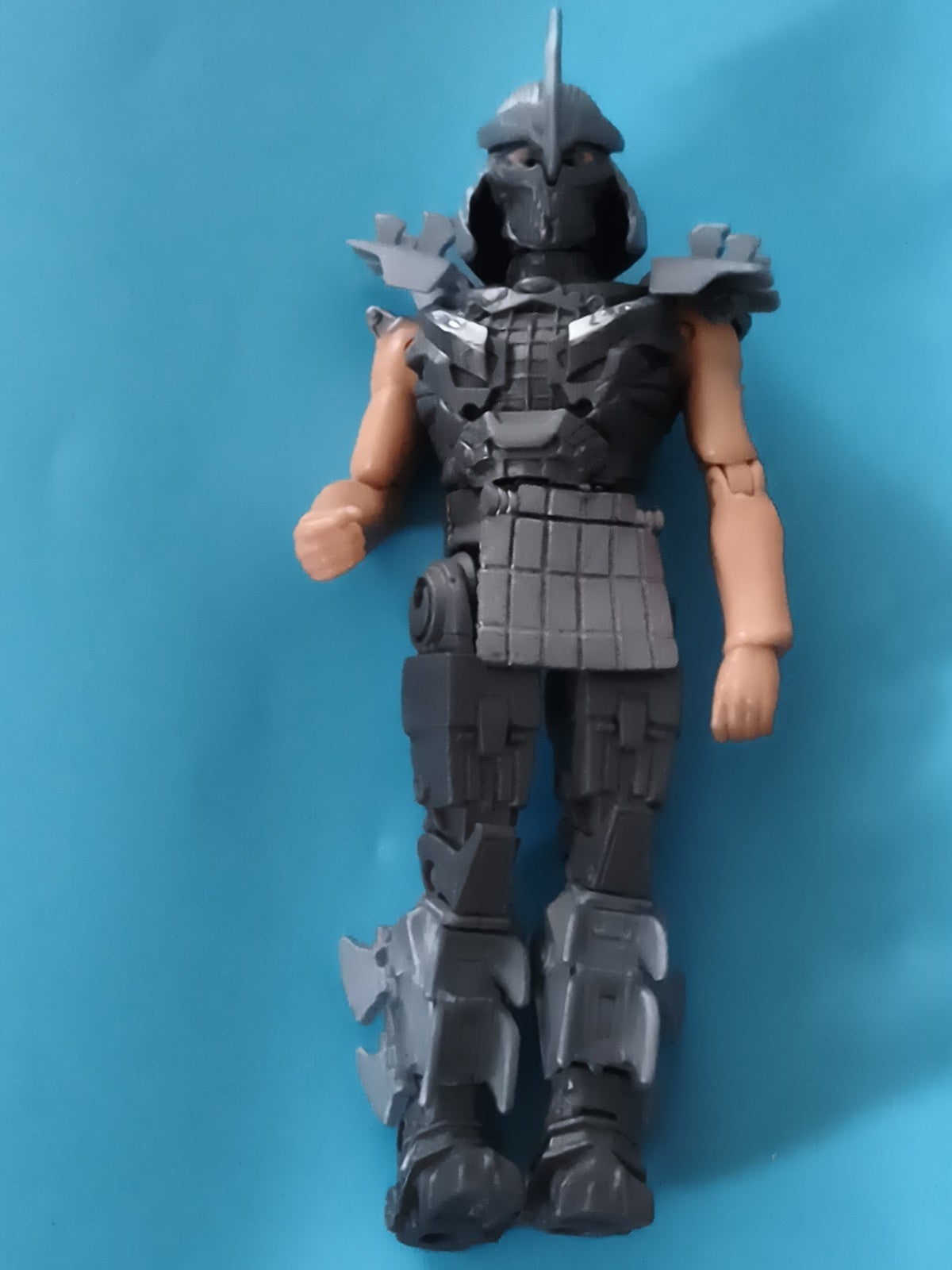 Figurine Shredder Tortue Ninja articulée armure grise TMNT mutant