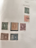 Timbres anciens Venezuela XIXe-XXe lot x7 philatélie fiscaux-postaux vintage