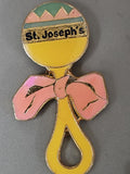 Pin's ancien St Joseph collection rétro, badge vintage religieux France