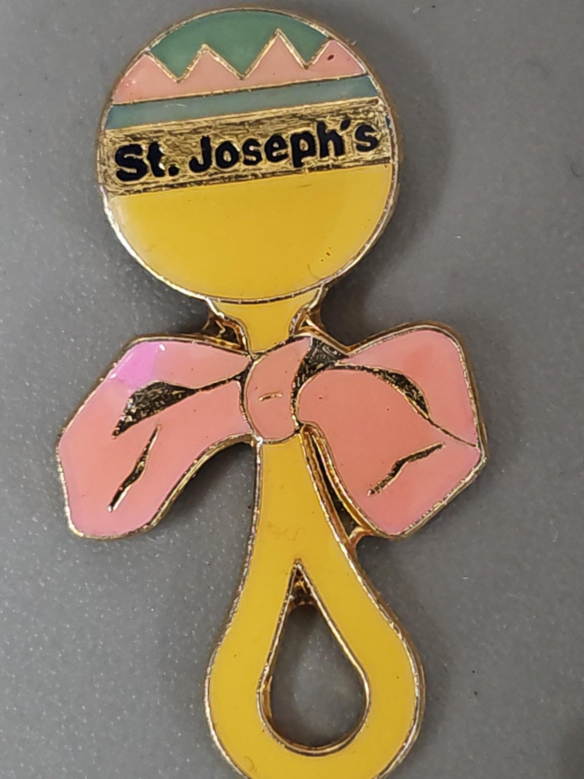 Pin's ancien St Joseph collection rétro, badge vintage religieux France