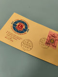 Ancienne enveloppe FDC Vietnam 1967 Lions International timbre premier jour Saïg