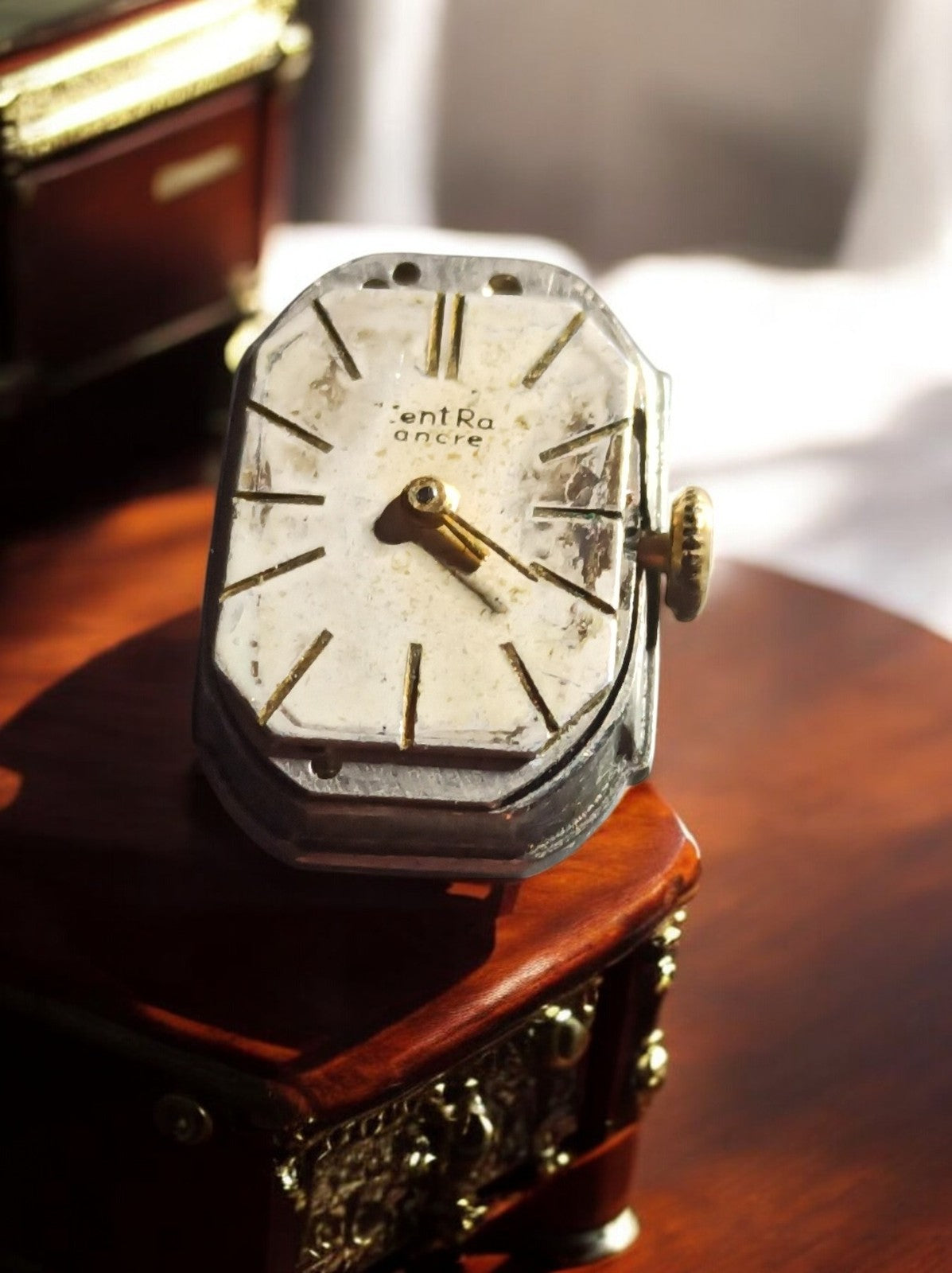 Montre mécanique vintage Entra ancre – Hors service, pièces détachées, cadran oc