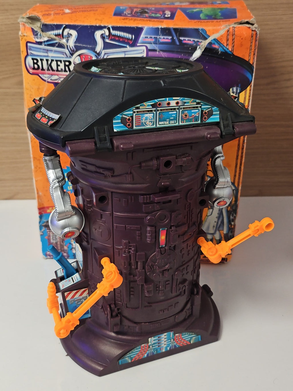 Biker Mice Mars Dr. Karbunkle Transporter Secret Lab 1994 Figurine Boîte d'origi