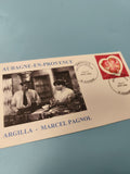Enveloppe FDC Aubagne Argilla Marcel Pagnol timbre c?ur 2003 philatélie