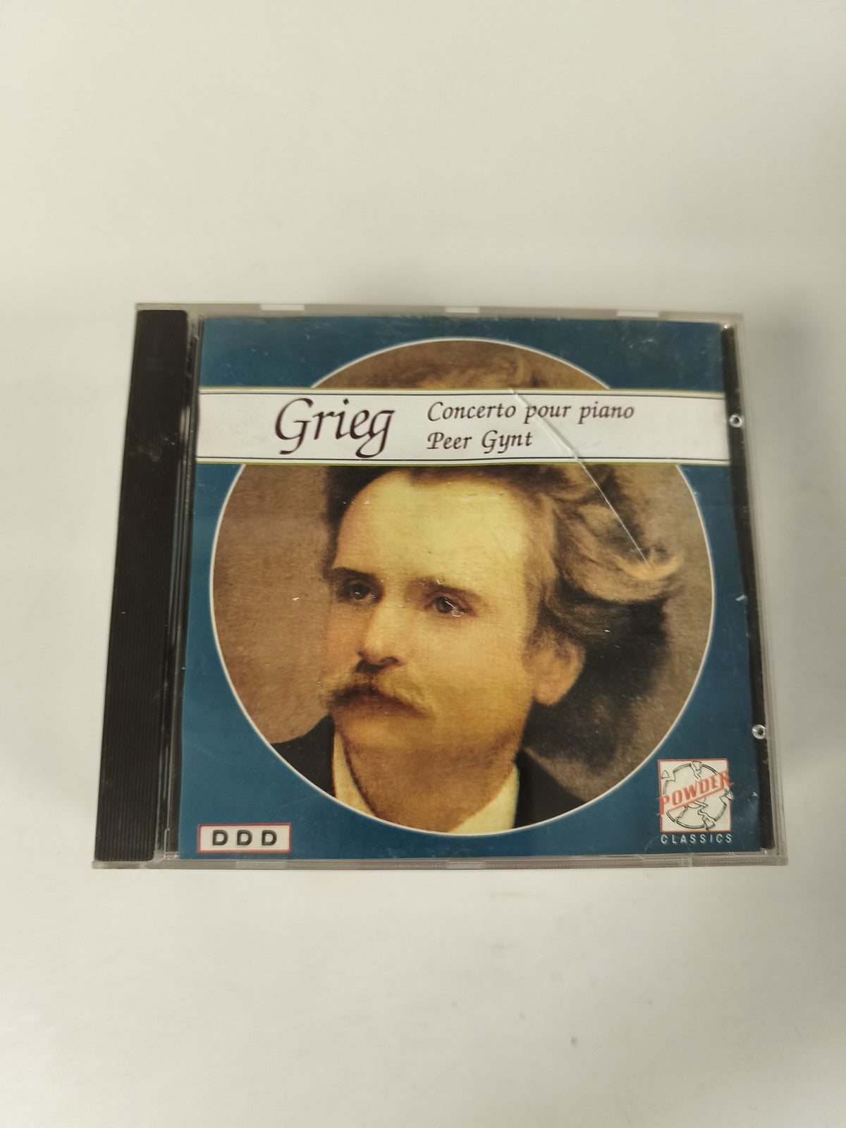 CD Grieg Concerto pour piano Peer Gynt musique classique pochette bleue