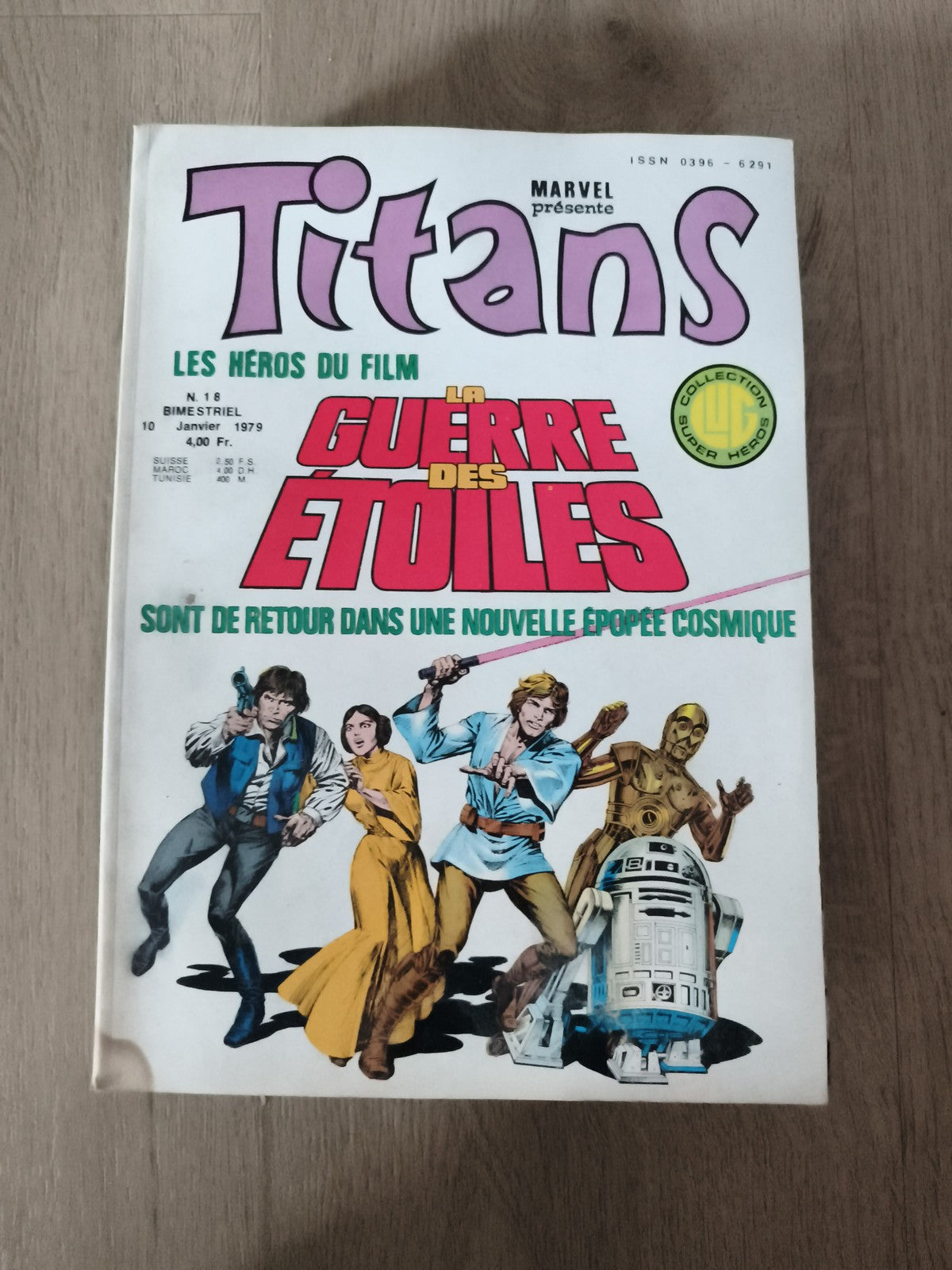 Comic Titans n°18 janvier 1979 Star Wars Guerre des Étoiles vintage Marvel