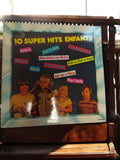 Disque vinyle 10 Super Hits Enfants vintage années 70 System Disco rétro