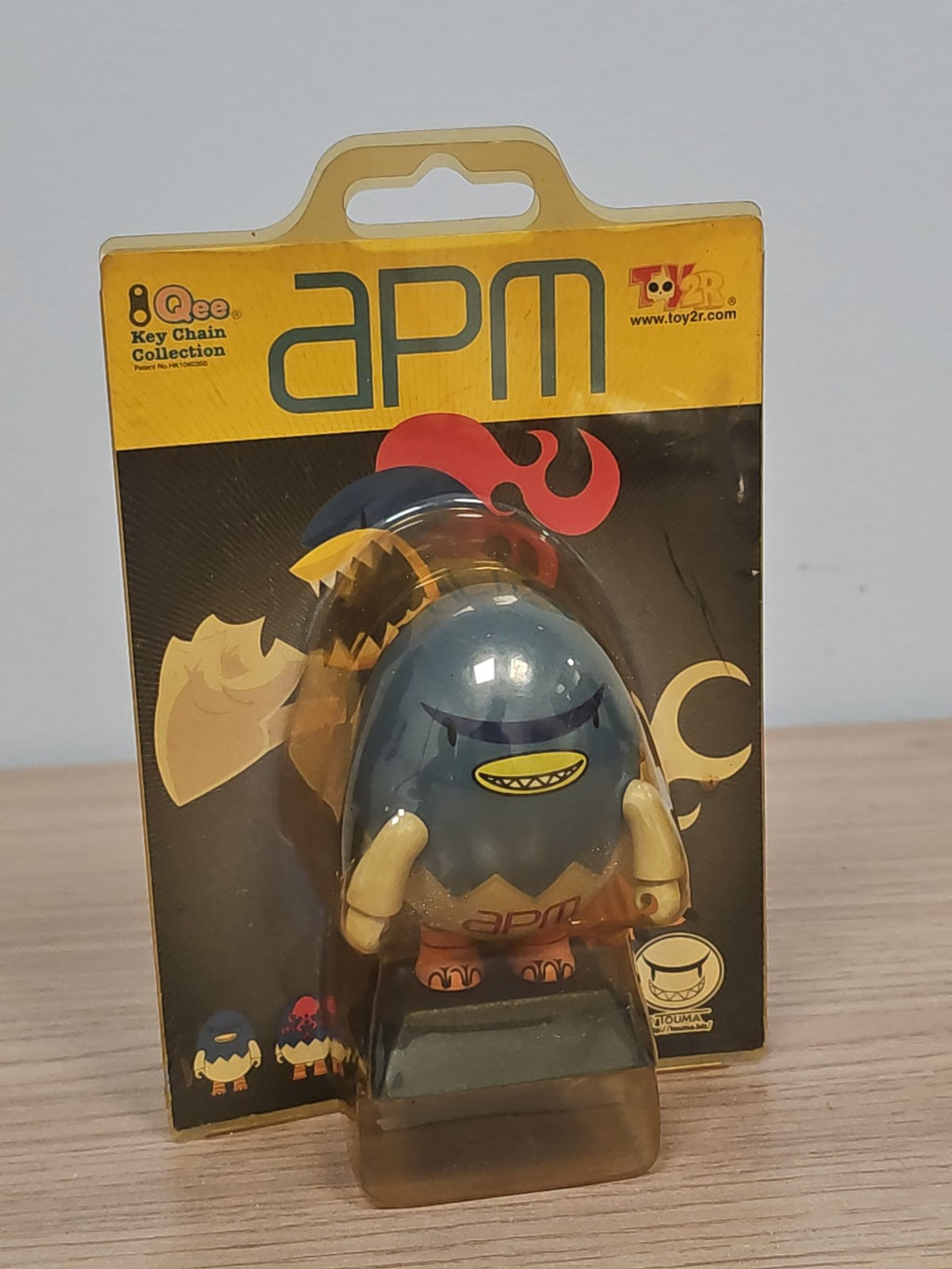 TOY2R Qee Keychain 2.5" Egg Q APM Touma Design Vinyl Toy Kidrobot Figurine