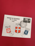 Lettre souvenir Savoie 1960 Centenaire rattachement timbres oblitérés philatélie