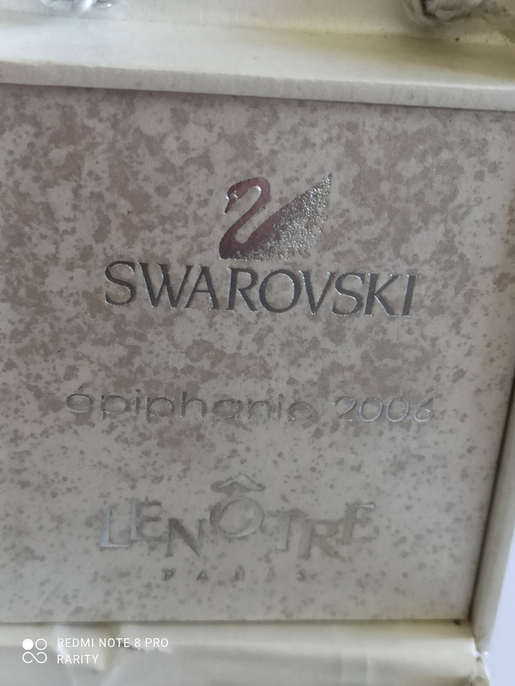 Coffret pendentifs métal Swarovski Lenôtre 2006 animaux, boîte d’origine