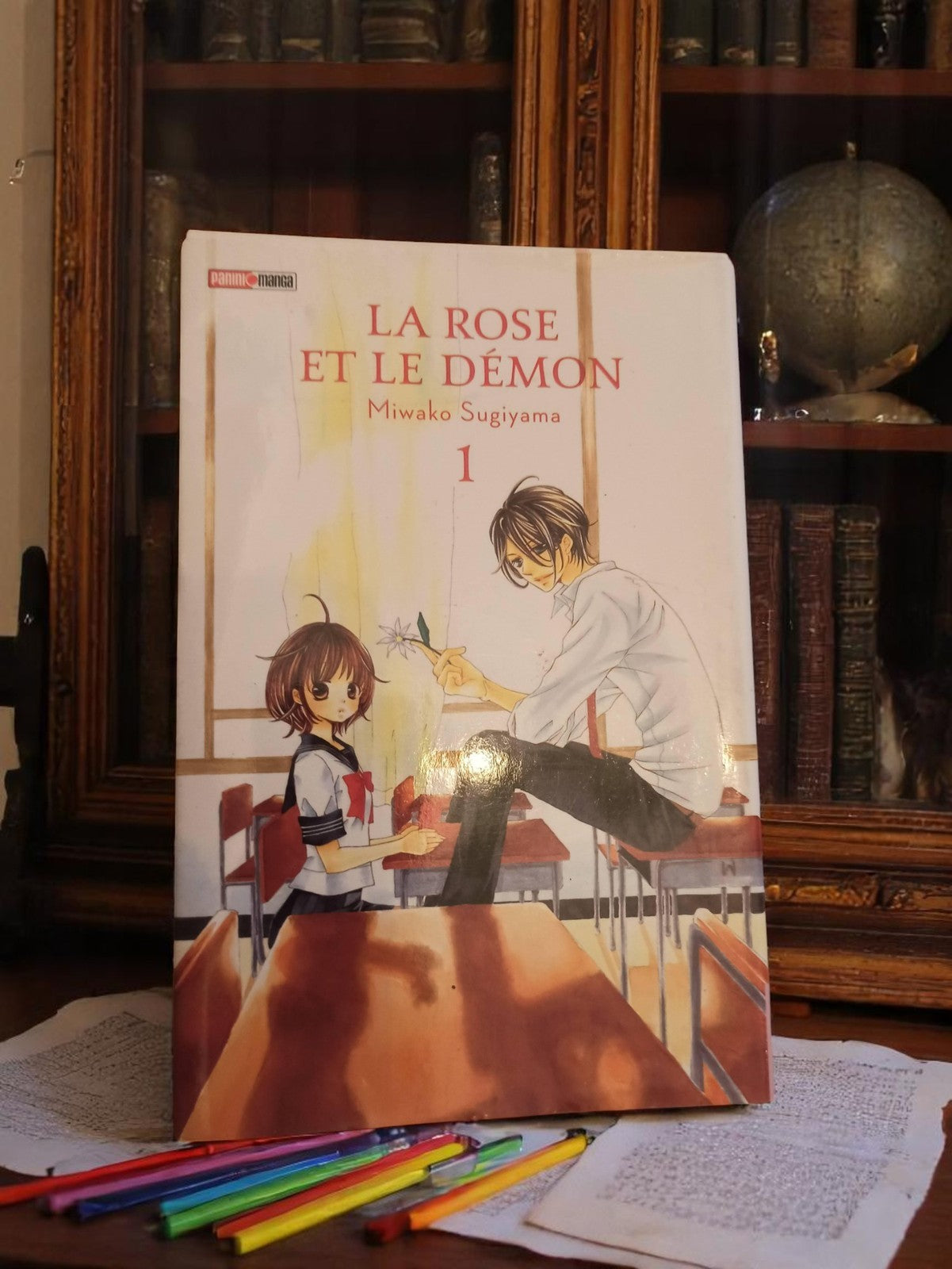 Manga La Rose et le Démon tome 1 Panini édition vintage rare Miwako Sugiyama