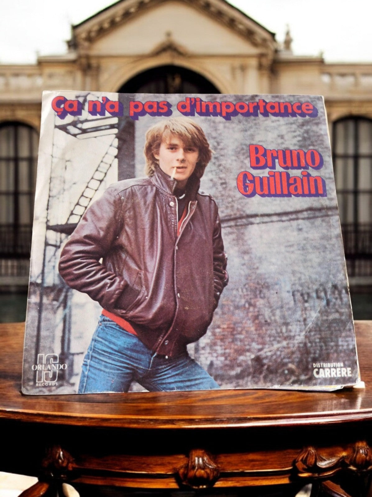 Vinyle 45T Bruno Guillain Ça n'a pas d'importance ORLANDO Carrere vintage