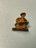 Vintage pin's Orangina logo bouteille jaune ? Collection publicitaire rétro
