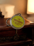 Porte-clés publicitaire vintage Le Rossberg fromage Alsace rétro ancien