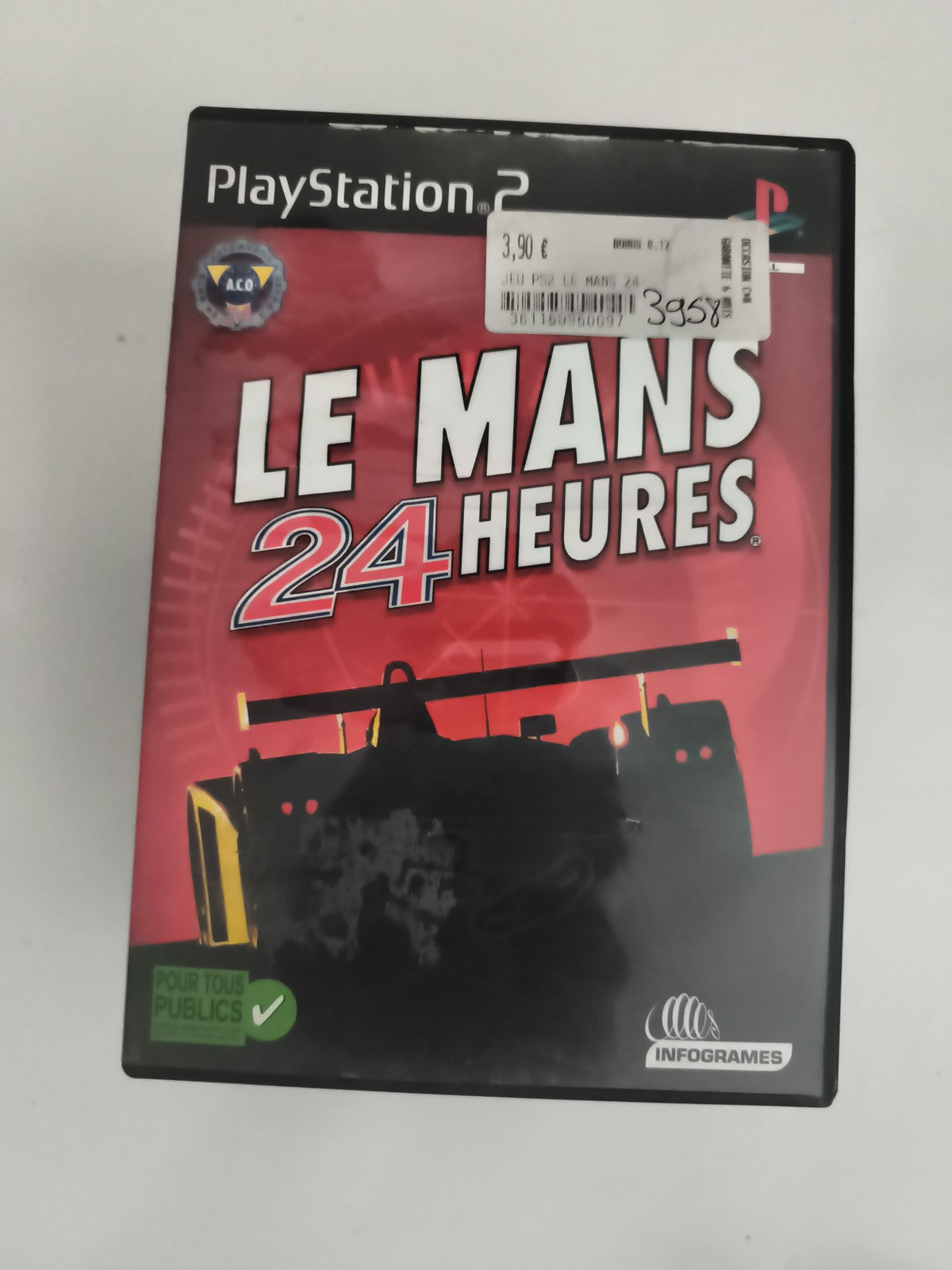 Jeu PlayStation 2 Le Mans 24 Heures Infogrames course auto PS2