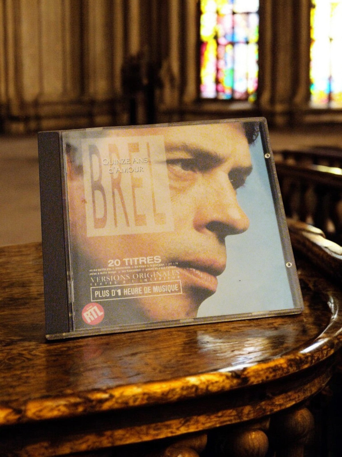 CD Jacques Brel Quinze Ans d'Amour 20 titres RTL chanson française