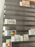 ** Timbres Espagne lot x8 architecture monuments 1950s-1960s philatélie