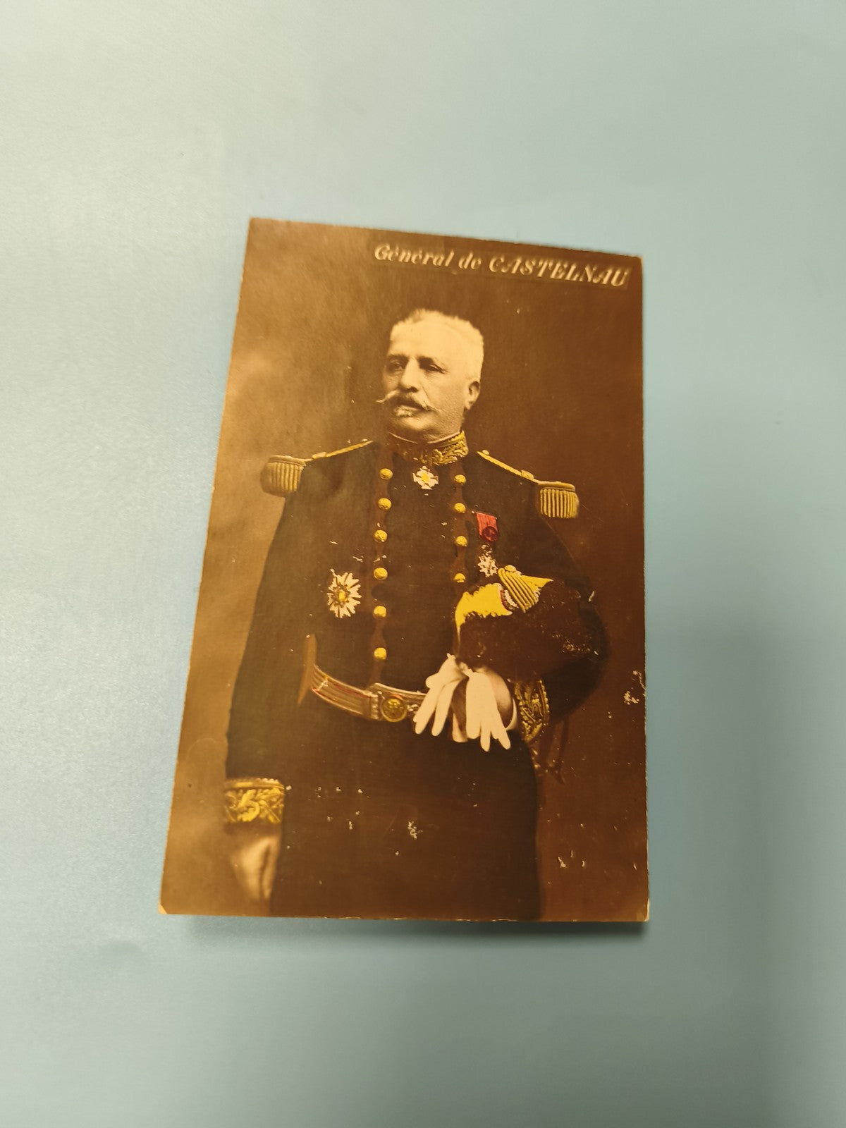 Ancienne carte postale général de Castelnau portrait militaire collection