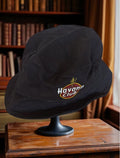 Chapeau bob publicitaire vintage noir Havana Club logo brodé