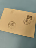 Ancienne enveloppe philatélie Allemagne Bonn 1966 Konrad Adenauer cachet timbre