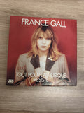 France Gall 45 tours Tout pour la musique Résiste pochette rouge Atlantic