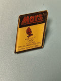 Pin's vintage Mars Albertville 92 Jeux Olympiques hiver, officiel, jaune