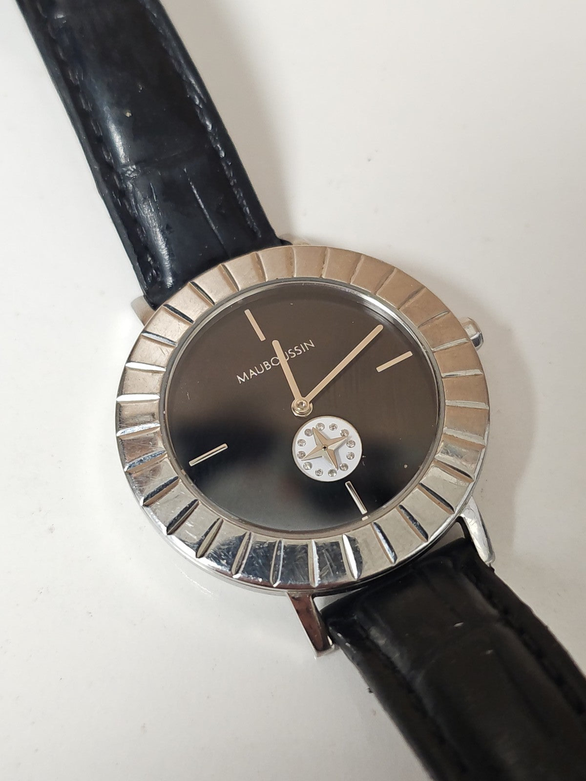 Montre femme Mauboussin Étoile du Temps élégante, montre-bracelet occasion