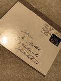 Lettre affranchie Allemagne timbre Karlsruhe Zoo cachet postal philatélie (Ref 2