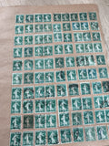 Gros lot anciens timbres Marianne 5c vert pour étude philatélie collection