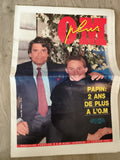Ancien journal OM Plus magazine Papin Tapie 1989 football vintage