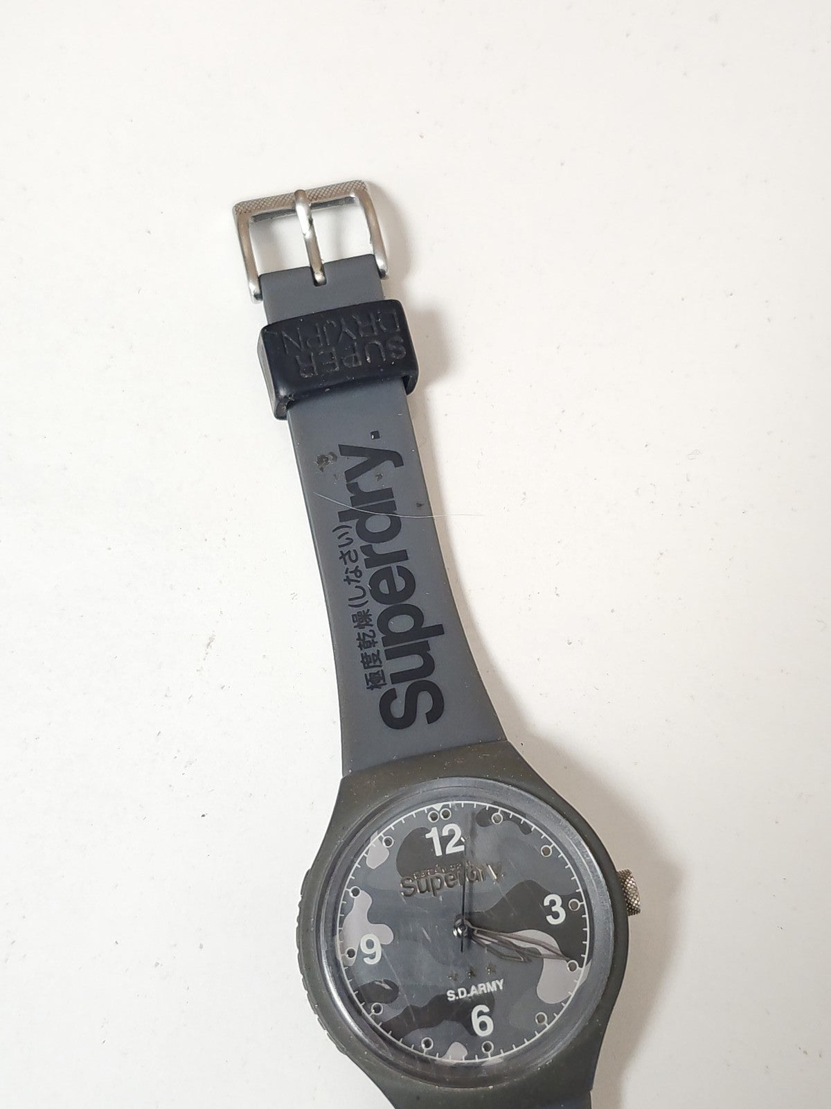Montre pour homme Superdry authentique, design moderne, montre-bracelet occasion