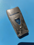 Ancien briquet publicitaire coupe trophée bleu, à collectionner, en l?état