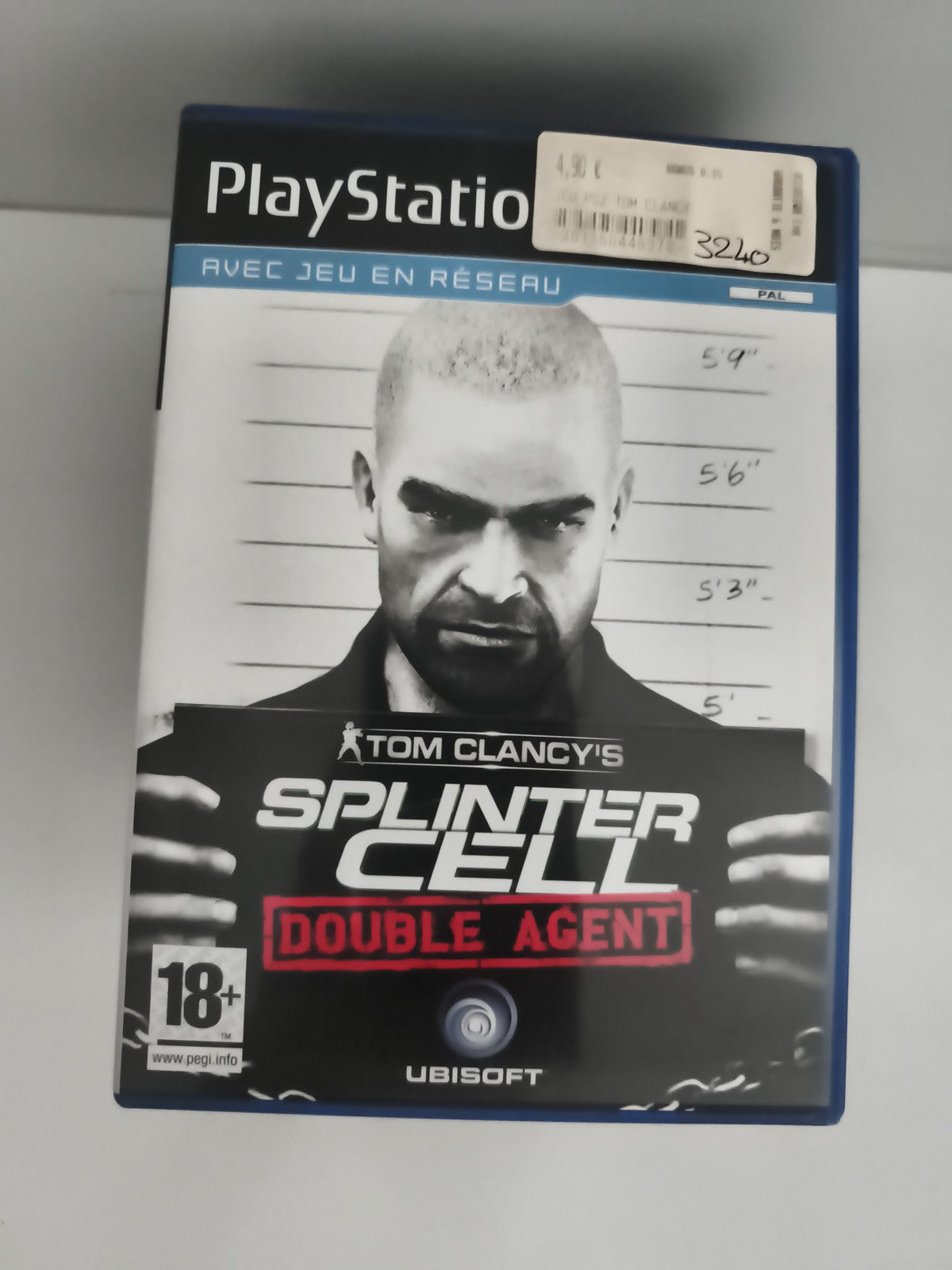 Jeu PlayStation Splinter Cell Double Agent Ubisoft PS2 PAL
