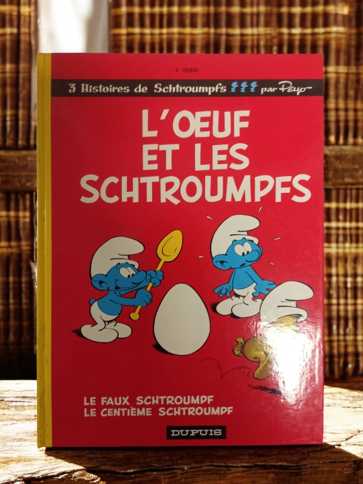 Bande dessinée Les Schtroumpfs L'œuf et les Schtroumpfs Dupuis 1978 couverture r