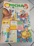 Magazine enfant MICHA n°10 1986 vintage illustré France années 80 rétro presse