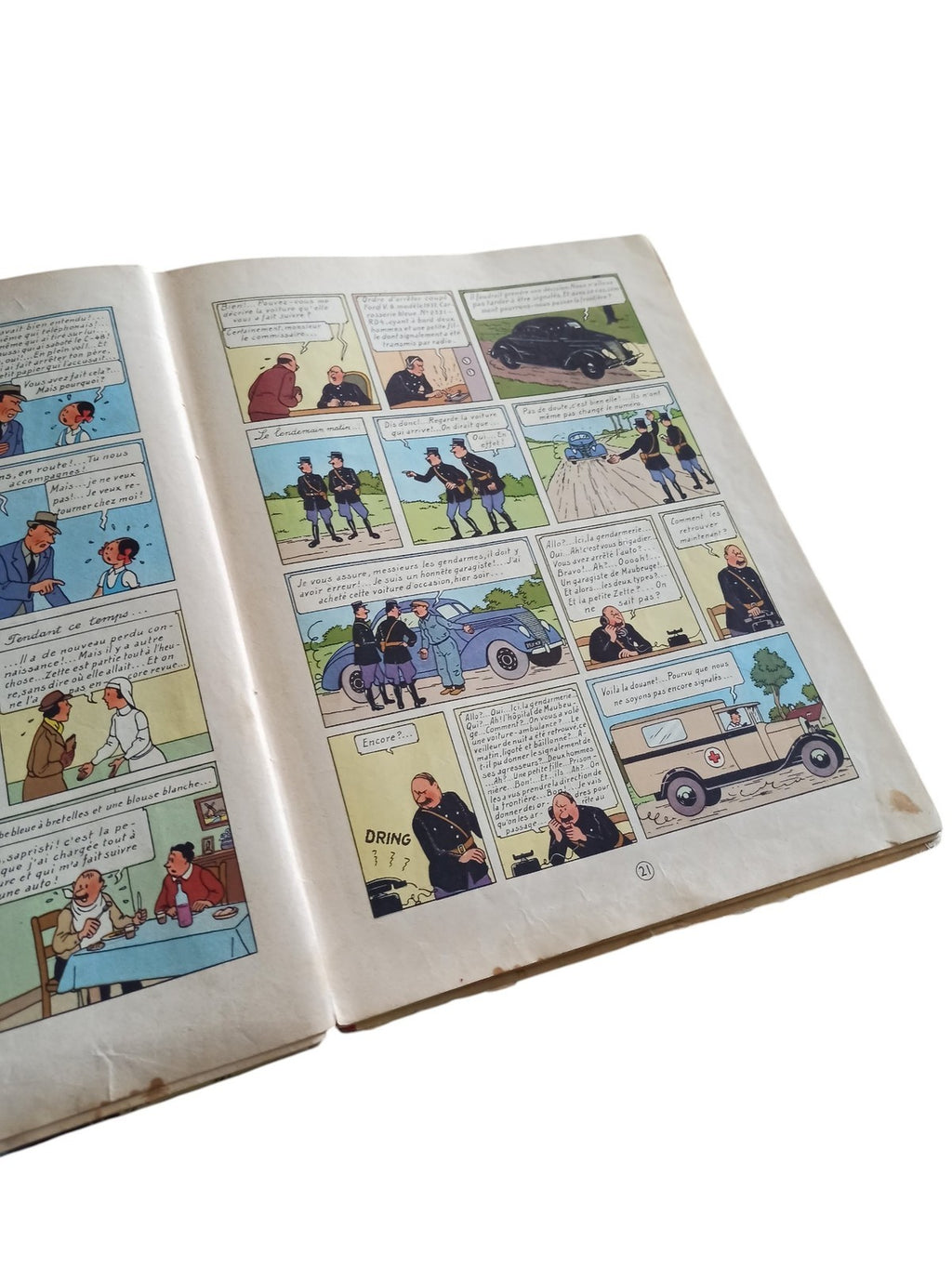 Bande dessinée Le testament de M. Pump Hergé Casterman édition vintage rare