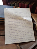 Lettre manuscrite ancienne 1918 Paris – Correspondance intime, mémoire époque
