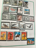 Timbres Espagne oblitérés animaux monuments cavaliers couleurs philatélie