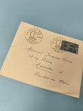 Ancienne enveloppe philatélie 1er jour Paris 1966 timbre Europa vintage