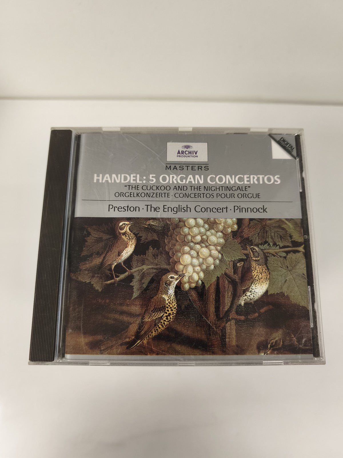 CD Handel 5 Organ Concertos Preston Pinnock The English Concert Orgue Oiseaux
